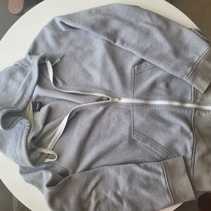 Gray Zip-Up Hoodie